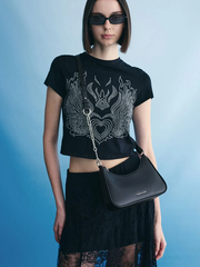 Lane Chain-Link Shoulder Bag