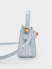 Aubrielle Croc-Effect Top Handle Bag