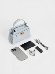 Aubrielle Croc-Effect Top Handle Bag