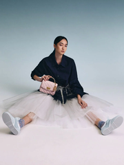 Cressida Quilted Top Handle Bag With Bag Charms