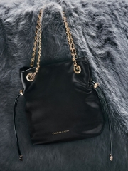 Arya Braided-Strap Double-Handle Crossbody Bag