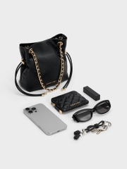 Arya Braided-Strap Double-Handle Crossbody Bag