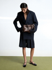 Noane Elongated-Handle Shoulder Bag