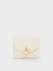 Arrietty Quilted Curved-Flap Wallet
