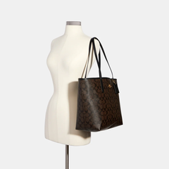 City Tote In Signature Canvas
