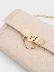 Tallulah Quilted Clutch Bag