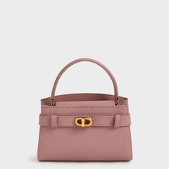 Aubrielle Metallic Buckle HandBag