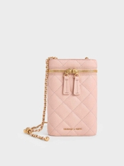 Apfra Quilted Elongated Mini Rectangular Bag