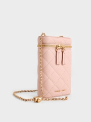Apfra Quilted Elongated Mini Rectangular Bag