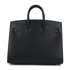 Túi Xách Tay Nữ Hermès Birkin 20 Sellier Bouclerie Moderne Black Chèvre Palladium