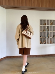 Túi xách nữ Nanfeng Chio2nd retro màu be