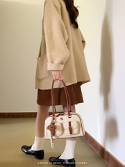 Túi xách nữ Nanfeng Chio2nd retro màu be