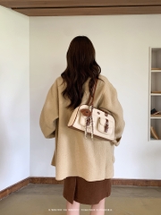 Túi xách nữ Nanfeng Chio2nd retro màu be