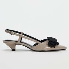 SLINGBACK SHOES WITH BOW