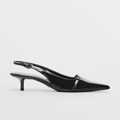 BUCKLE SLINGBACK SHOES