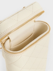 Apfra Quilted Elongated Mini Rectangular Bag