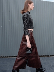 Bosie Metallic Top Handle Pouch