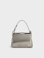 Bosie Metallic Top Handle Pouch