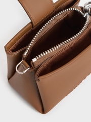 Bosie Metallic Top Handle Pouch