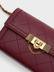 Tallulah Quilted Clutch Bag