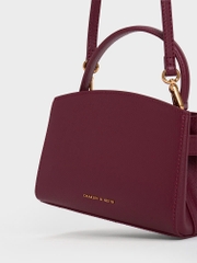 Aubrielle Metallic Buckle HandBag