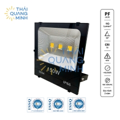 Đèn Pha Led Vuông 150W FL-Eco150V-T 3000K