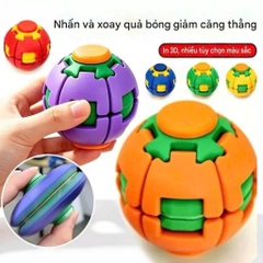 Bóng Xoay 3D Fidget Spinner, Quả Cầu Con Quay Biến Hình Giúp Giải Trí, Giảm Căng Thẳng Hiệu Quả