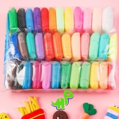 Đất sét tự khô Nhật 12/24 màu SMARTKIDS đất nặn tự khô cao cấp siêu nhẹ dành cho bé làm butter slime