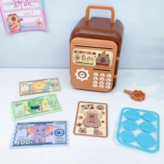 Đồ chơi làm quà tặng siêu dễ thương cho bé két sắt mini, câu cá mini, gắp thú mini giúp bé rèn luyện thói quen tốt cho bé