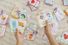 Thẻ học thông minh Mini Flashcard song ngữ Anh - Việt nhiều chủ đề Lalala baby