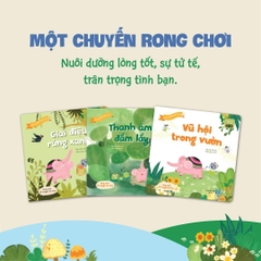 Sách thiếu nhi - Một chuyến rong chơi: Vũ Hội Trong Vườn, Giai Điệu Rừng Xanh, Thanh Âm Đầm Lầy - Lion Book