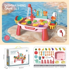 Bộ Đồ Chơi Sân Vườn Thú Vui Nhộn: Đồ Chơi Nấu Ăn Rửa Bát Rau Củ, Học Làm Việc Nhà Cho Bé 2-4 Tuổi