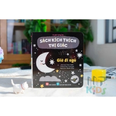Sách kích thích thị giác - Đen trắng và màu sắc tương phản cho bé 0 -3 tuổi - Đinh Tị Books