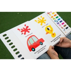 Sách chuyển động trượt - đẩy - Học màu sắc, Học số đếm - Đinh Tị Book