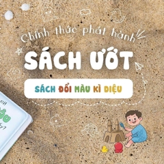 Sách Ướt đổi màu kì diệu - Sách tắm và Vẽ bằng ngón tay cho bé 0-5 tuổi - LionBooks