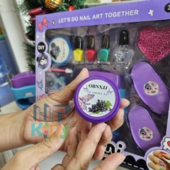 Bộ Đồ Chơi Vẽ Móng Tay Cảm Ứng Hình Khủng Long - Quà Tặng Fashion Play Cho Bé Gái 5 Tuổi Trở Lên