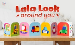 Sách âm thanh Lalalook đồ chơi kích thích thị giác não bộ phát triển cho bé sơ sinh Lalala baby