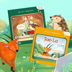 Sách - Bộ 2 cuốn Sao la và Tê tê - Series Bật mí tí ti Thế giới diệu kì