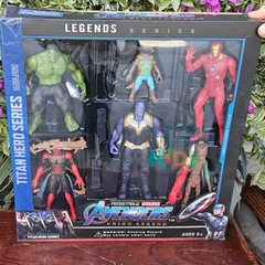 Hộp đồ chơi siêu anh hùng người nhện, người dơi Badman, Người khổng lồ xanh và siêu nhân kèm đèn, vũ khí cho bé