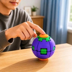 Bóng Xoay 3D Fidget Spinner, Quả Cầu Con Quay Biến Hình Giúp Giải Trí, Giảm Căng Thẳng Hiệu Quả