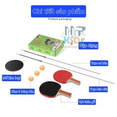 Bộ Đồ Chơi Bóng Bàn Tương Tác Trực Tuyến Cho Bé 1-3 Tuổi - Thể Thao Trong Nhà Unisex