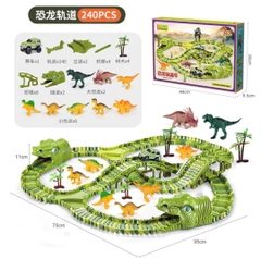 Bộ lắp ghép đường đua khủng long, đường hầm khủng long