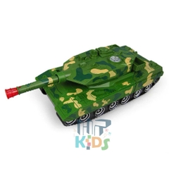 Đồ chơi xe tăng biến hình robot kèm nhạc và đèn cho bé