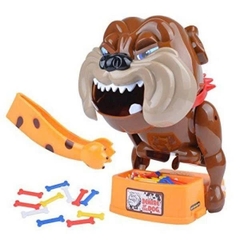 (SIZE LỚN KÈM PIN)Đồ Chơi Gắp Trộm Xương Chó Bull Loại Lớn, Chó Canh Gặm Xương BAD DOG Nổi Giận(Làm Quà Tặng Cho Bé)