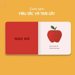 Sách - Bộ sách đầu tiên của bé 5 cuốn bồi cứng - Sách thơ cho bé sơ sinh, 0-6 tháng, 1 tuổi, em bé tập nói phát triển vốn từ  - Lionbooks
