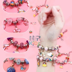 DIY Hộp quà, hôp trang sức charm kèm vòng tay, dễ thương đáng yêu cho bé gái