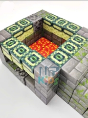 Đồ chơi khối nam châm lắp ráp , xây dưng mô hình minecraft kèm mô hình nhân vật- Qùa tặng cho bé