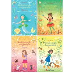 Sách - Dán hình sáng tạo trang phục búp bê - Sticker Dolly Dressing - Dành cho trẻ từ 3 tuổi - Đinh Tị Books