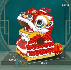 [ Loại 1 size to] Đồ chơi hóa trang khủng long, con lân, ngựa Pony. Đồ chơi trung thu, DIY cho bé