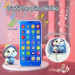 Đồ chơi hình điện thoại thông minh Tiếng Việt cho bé kèm nhạc âm thanh và kể chuyện, đồ chơi âm thanh dành cho bé